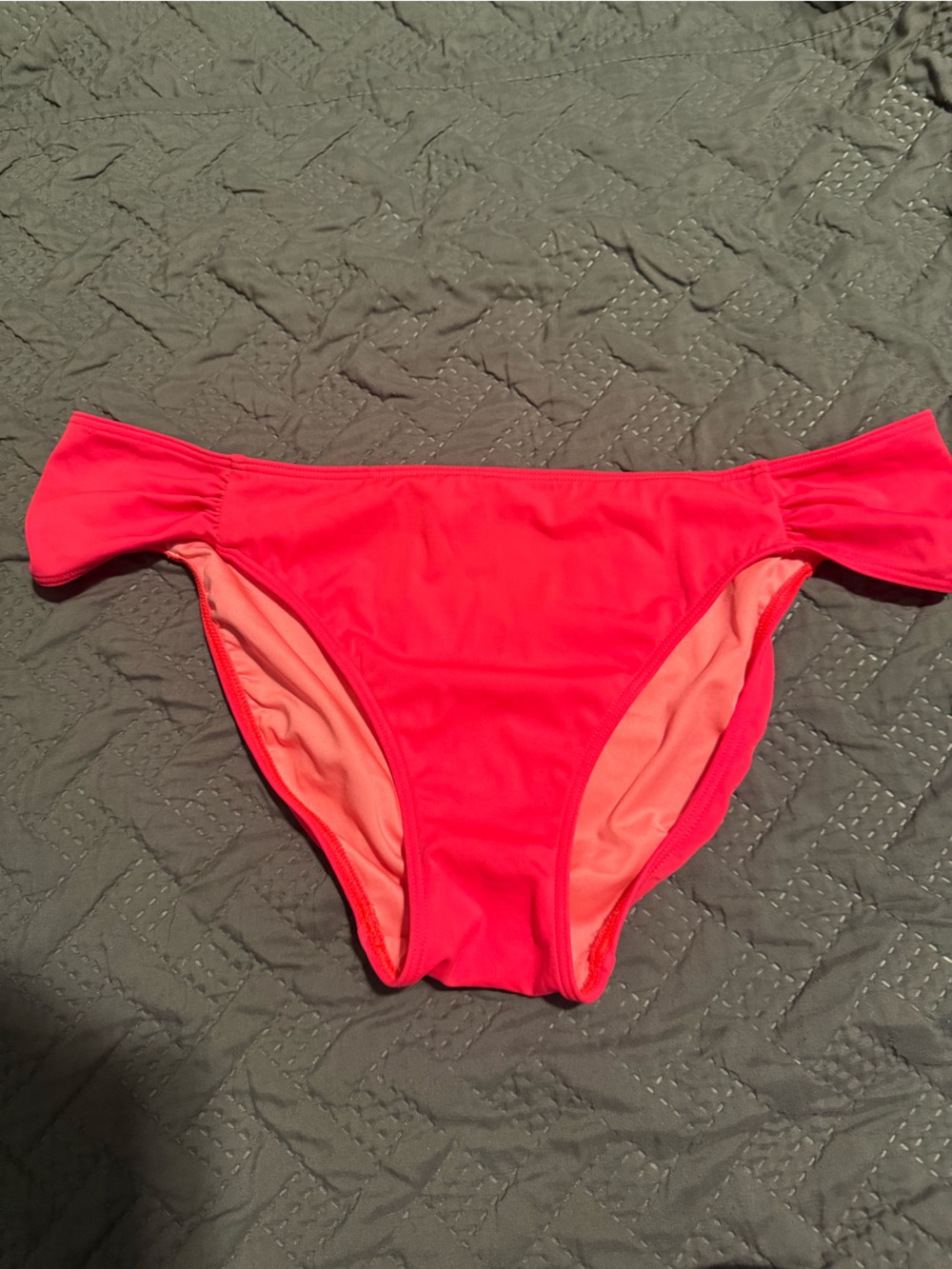 PINK Victoria's Secret Bright melon/ pink  Bikini Bottoms